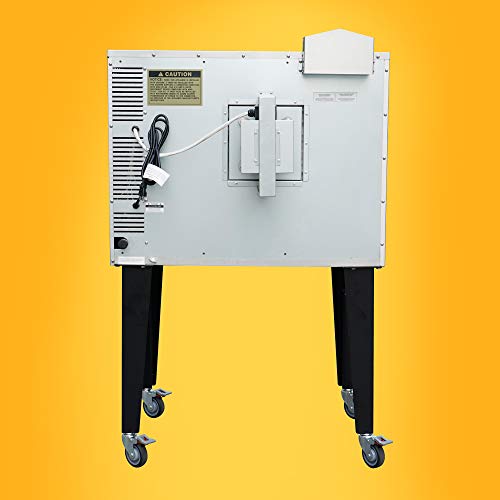 Backychu Full-size Commercial Restaurant Electric Convection Oven Single Deck with Legs, for Bakery, Pizza, Restaurant, Kitchen, Roasting, Drying, Backing, Cooking Applications, 208V,10KW, 3 Phase - Thumbnail 4