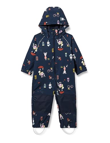 Name It Mädchen NMFALFA08 Suit Happy Day FO Schneeanzug, Dark Sapphire, 92