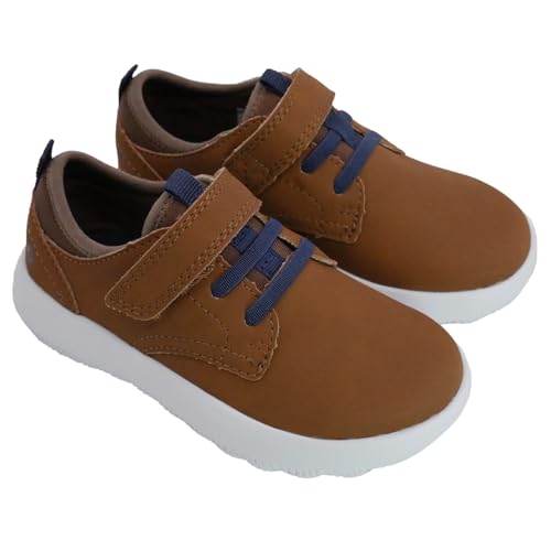 Sperry Toddler Coastal Break Junior Skiff – PU Leather Hook-and-Loop Low-Top Sneakers for Boys & Girls, Lightweight Kids Casual Shoes with Non-Marking Outsole2