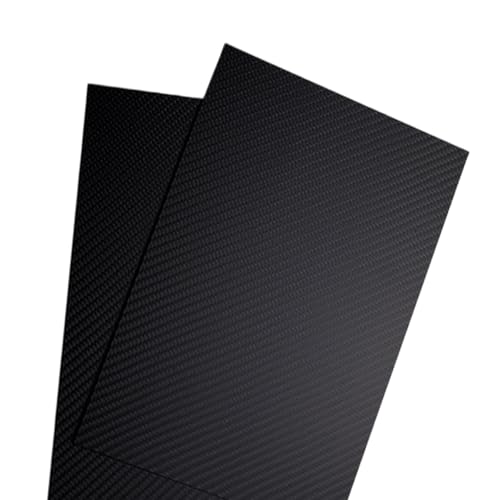 COYOUCO Carbon Fiber Sheet, 500 X 600Mm Carbon Fiber Plate, 3K Twill Weave Glossy Surface Carbon Fiber Board,0.2mm