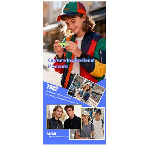 Cámara digital retro de 0,96" para capturar tus viajes en vídeos 720P 3