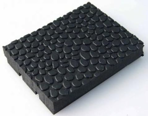 1/2" Heavy Duty Rubber Gym Mats for Crossfit MMA Gyms (4' x 6'), One Pallet of 34