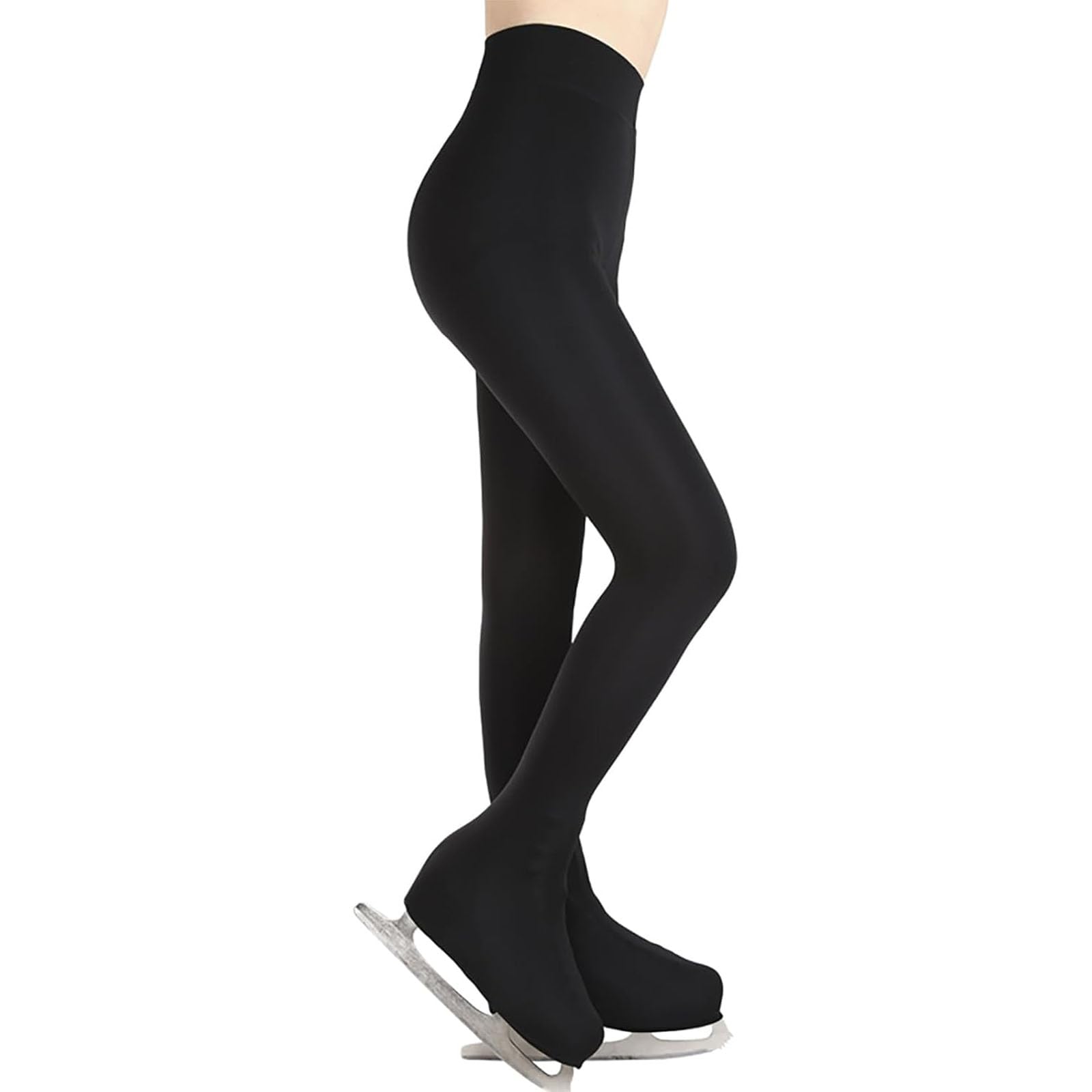 Pantalons De Patinage Artistique Élasticité Polaire Chaude Pantalon De Patinage D'entraînement De Patinage Artistique Dames Pantalon De Patinage Artistique