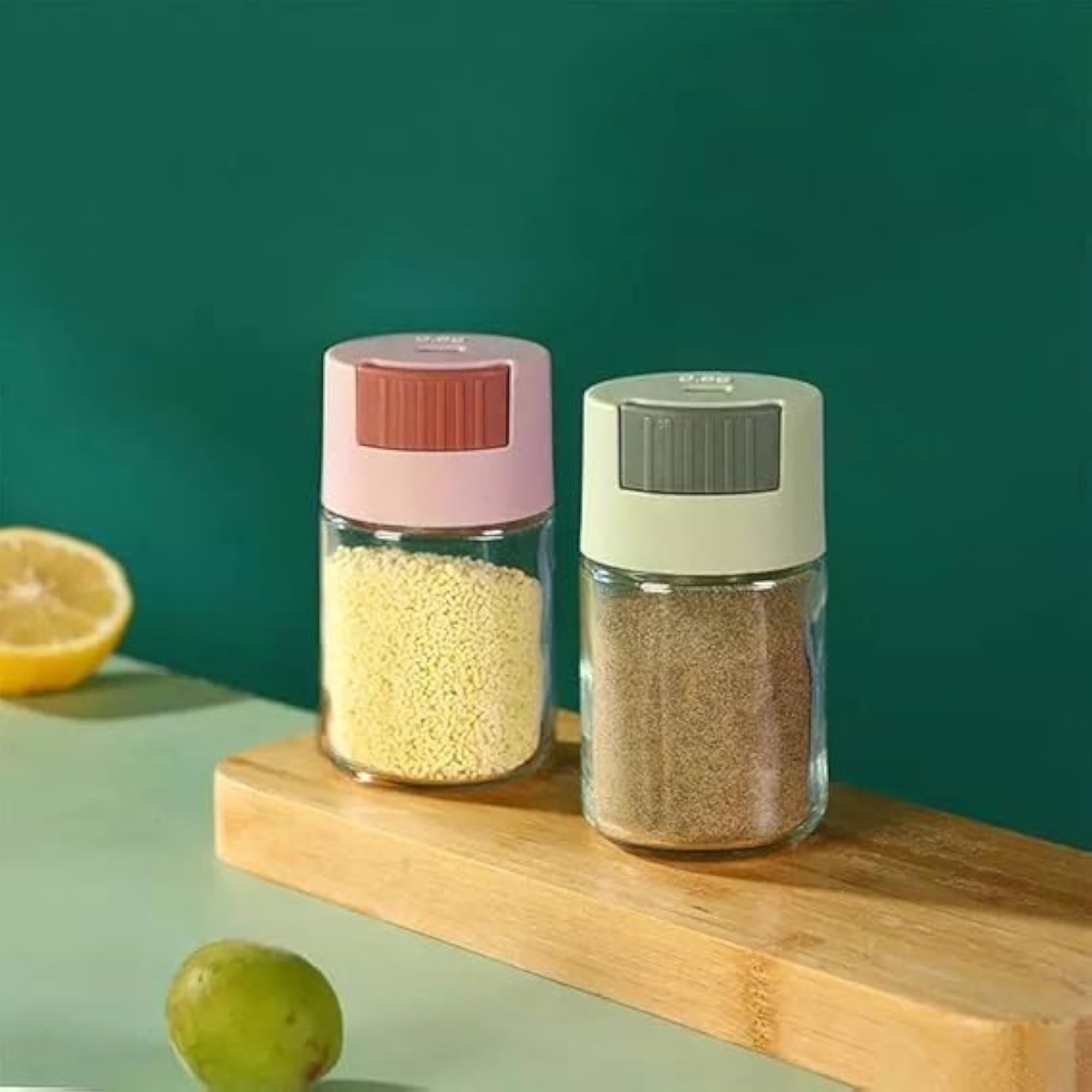 100ML Salt & Sugar Dispenser Jar with Flip Top Lid