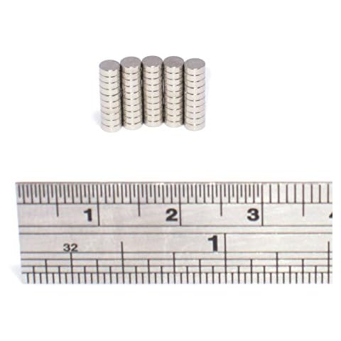 Spider Magnetics Tiny Magnets 3x1 mm N52 Neodymium Disc small round disk 3mm diameter x 1mm thick warhammer miniatures scenery models (50) Cover