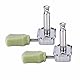3 Paar Stimmschlüssel Knöpfen, Stimmmechaniken 3R 3L silber Saite Stimmwirbel für Folk/E-Gitarre