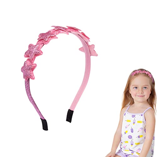 Arco de cabelo infantil - Princesa Headpiece,Argola para cabeça de menina brilhante para cerimônia d