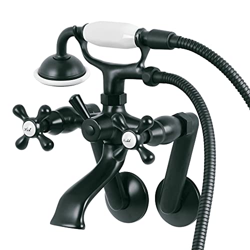 Kingston Brass KS269MB Kingston Clawfoot Tub Faucet, Matte Black