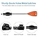 LBW Stand Up Paddle Board Paddle - 3 Pieces Adjustable Aluminium Alloy Floating SUP Paddle with Storage Bag, Portable Durable Oars