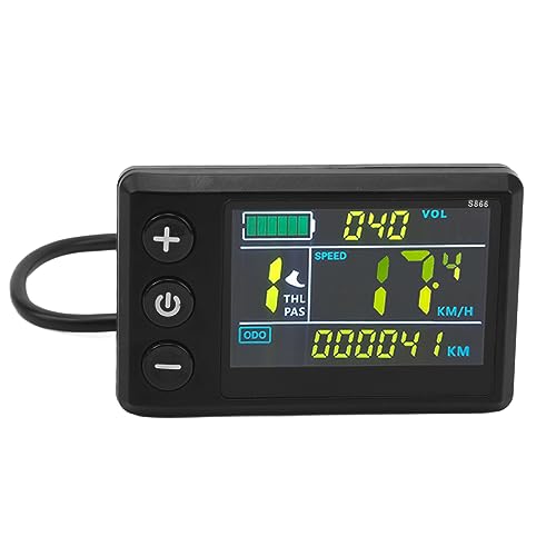 Compteur d'affichage LCD pour vélo électrique avec panneau de commande étanche 5 broches 24V 36V 48V