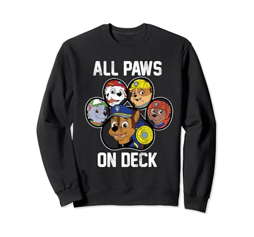 Sweat-shirt Paw Patrol All Paws On Deck idéal pour la récréation