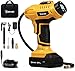 AstroAI 2-in-1 Metallzylinder Luftkompressor 20V Akku & 12V Auto-Netzteil Tragbare Kabellose Elektrischer Kompressor 160PSI Digitaler Luftpumpe für Autos Motorräder