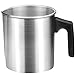 BLUESEABUY Olla para Hacer Velas 1.2L Taza para Derretir Cera Olla para Fundir Cera Jarra para Hacer Celas con Mango Resistente al Calor para Bricolaje Hacer Velas y Jabón