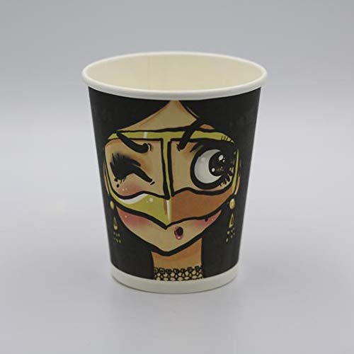 EMMY 25x Paper Cups with Lids