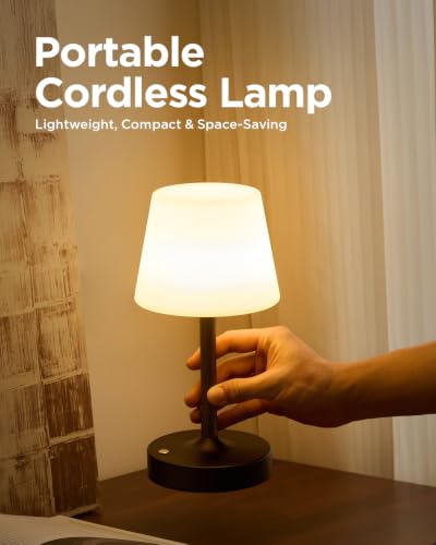 Image of IP65 Waterproof Rechargeable Shower Lamp, Cordless Bathroom Touch Lamps