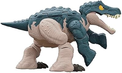 Mattel Jurassic World Fierce Changers Peligro Doble Baryonyx Dinosaurio de juguete se transforma en Parasoralophous, +4 años (HLP09)