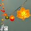 Multicolor Pumpkin Acorn Maple Leaf
