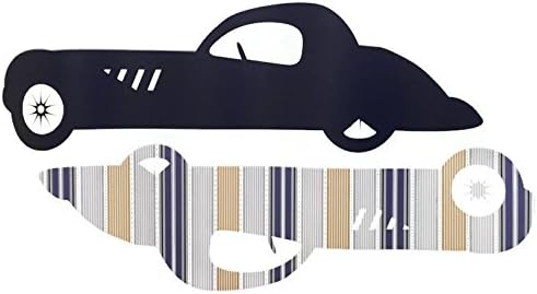 Luca Classic Car and Argyle Vinyl Wall Decals