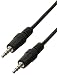 Produktbild Audio-Kabel (3,5 mm Stereo Stecker auf 3,5-mm-Klinkenstecker, 5 m, Schwarz