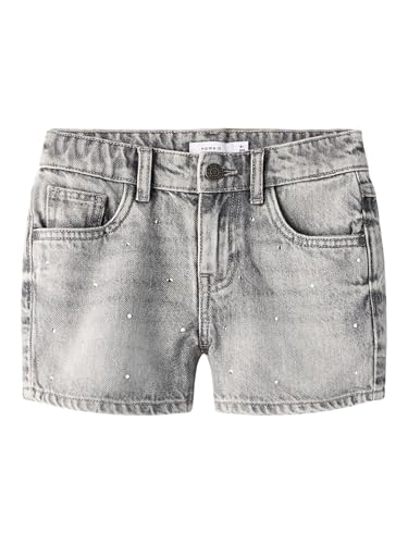 NAME IT Nkfrose Rhine DNM 6042-Ac Noos short en jean bleu pour fille