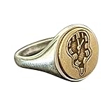 **The Persistence Of Memory Siegelring** — fein graviert die Beständigkeit des Erinnerungsmotivs in 925er Sterlingsilber, veredelt mit einem hochglanzpolierten Silber-Finish für einen hochglänzenden, luxuriösen Look.