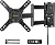 Perlegear Lockable RV TV Mount for 13–42 inch TVs up to 44 lbs, Full Motion RV TV Wall Mount with Swivel, Tilt, Pull Cord Lock, RV TV Mount for Camper, RV, Motorhome, Max VESA 200x200mm, PGLRVF2