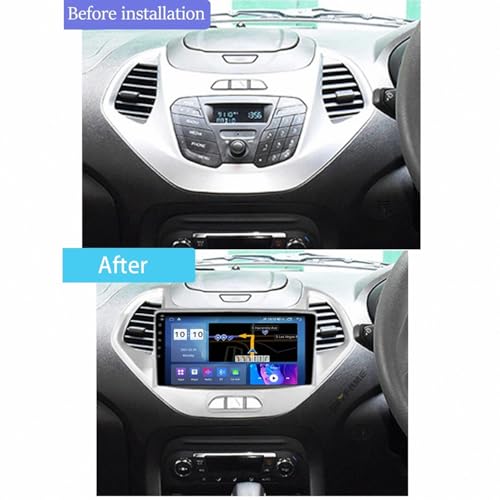 Pantalla Carplay coche inalámbrica para Ford Figo 2016-2020 con Android Auto y Bluetooth 2