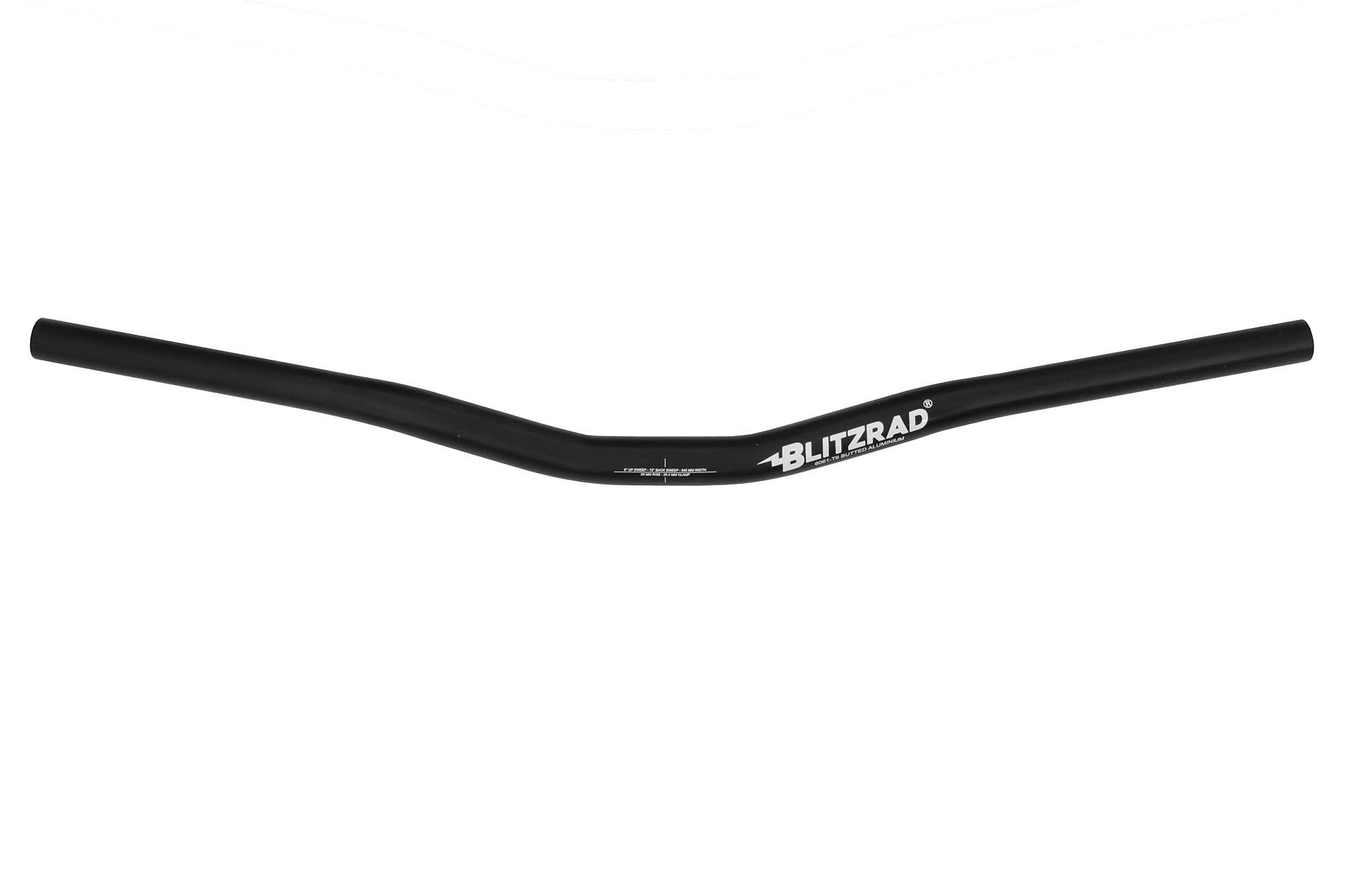Guidon Marin Alliage 6061 Noir – 25,4mm X 655mm – Pour VTT, Cyclocross, Urbain