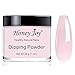 28g/Box Dipping Powder French Manicure Pink and White Clear Transparent Starter Kit Dip Powder Nails No Cure,0.98oz per box, Clear Natural Pink
