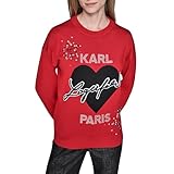 KARL LAGERFELD Paris Women's Sweater, Admiral Red, X-Small