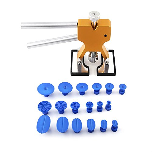 18 pcs Paintless Débosselage Réparation, Keenso Onglets Kit d'Outils Ventouses Extracteur Réparation Outil Débosselage Carrosserie sans Peinture pour Véhicule 18 pcs Paintless Débosselage Réparation, Keenso Onglets Kit d'Outils Ventouses Extracteur Réparation Outil Débosselage Carrosserie sans Peinture pour Véhicule
