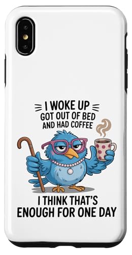 I Woke Up Got Out Of Bed And Had Coffee �f�U�C�� �X�}�z�P�[�X iPhone XS Max �p