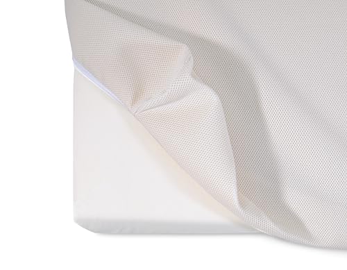 Image of Naturepedic Organic Mini Crib Mattress - Breathable & Lightweight Infant & Toddler Mattress - Waterproof Baby Bed Mattress for Crib - Non-Toxic Mattress for Baby and Toddler Bed - 23.5 inch x 37.5 inch x 3 inch