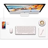 Protégez la surface de votre bureau : ce tapis est conçu pour être résistant à la décoloration, imperméable et résistant à la chaleur, protégeant votre bureau des rayures, des déversements et des dommages causés par la chaleur. Ses coutures durables et son savoir-faire méticuleux promettent un compagnon durable. En outre, il est facile à nettoyer avec un simple chiffon humide ou une serviette en papier. C'est un ajout fantastique à toute configuration de bureau