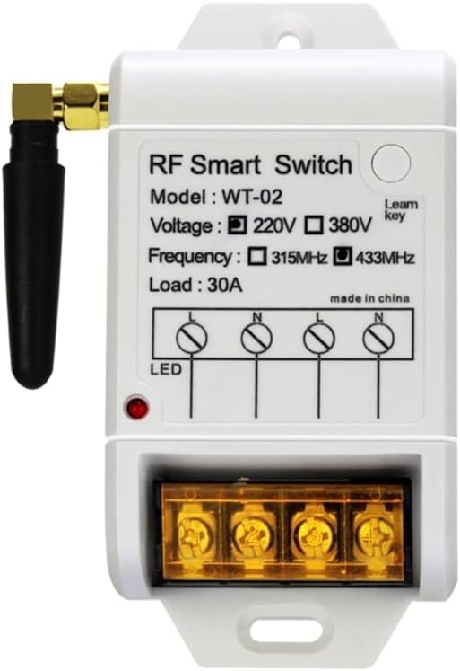 Wireless Remote Switch 4 Channel Multi-Function Remote Control Switch 315/433Mhz - (Color: F62C4NB1401740-315-A)