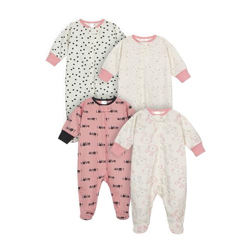 Image of ONESIES Brand Baby Boys Sleepers 4-Pack Footies and Toddler Set