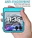 Case with Clip for Motorola RAZR (2024/2025) Flip Phone, Nakedcellphone Textured Slim Hard Shell Cover and [Rotating/Ratchet] Belt Hip Holster Holder Combo - Teal Aqua Mint