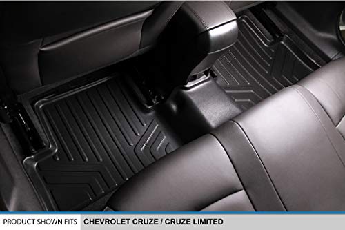 Max Liner A0098/B0098/D0111 Maxliner Floor Mats 2 Rows And Cargo Liner Set Black For 2011-2015 Chevrolet Cruze / 2016 Cruze Limited Fit For Specific Vehicle #TOP3