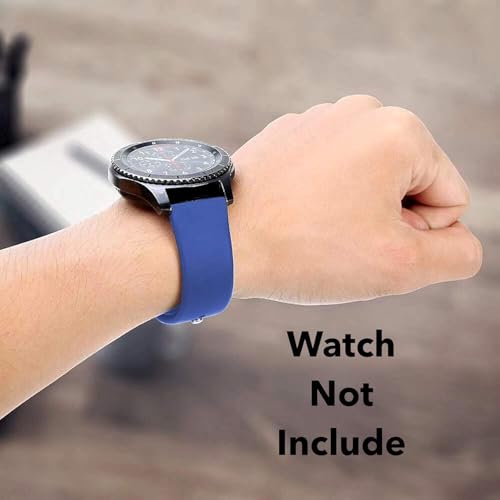 Image of Soft Silicone Strap Replacement Band for Apple || Realme || Boat || Noise || Fireboltt || Amazfit || Samsung || Oneplus Smart Watch Straps