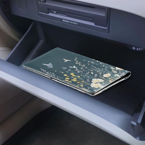 Organizador para auto Slim de cuero miniatura 6