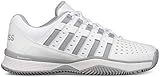 K-Swiss HYPERMATCH HB White/Highrise 3.5 UK Damen Sneaker, Weiß/Grau, 36 EU