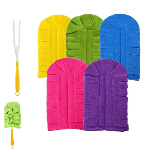 Reusable Chenille Microfiber Dust Duster 360 Electrostatic Duster Refills the Sustainable Choice for a Dust-Free Home Microfiber Dusters Refills with Dusters Handles