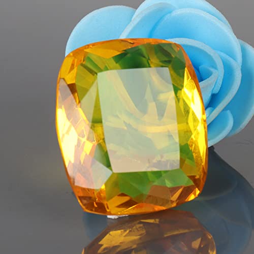 Gemhub MU-016 Yellow Citrine Cushion Cut Loose Gemstone thumb #2