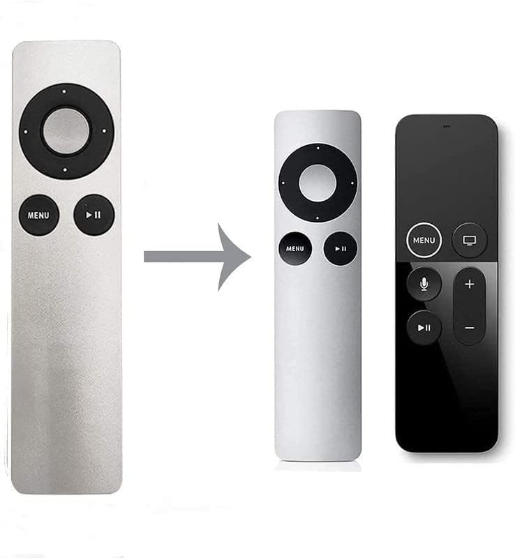 Image of BLACKSHEEP Compatible Remote Control for Apple tv 1 2 3 4 A1842 /A1625 /A1469 /A1427 /A1378 /A1218 /A1156 A Mac Music System (Only Basic funtions Will Work IR Remote Plastic not Original)