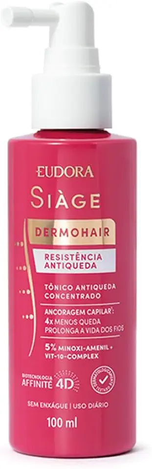 Eudora Tônico Concentrado Siàge Dermo Hair Resistência Antiqueda 100ml