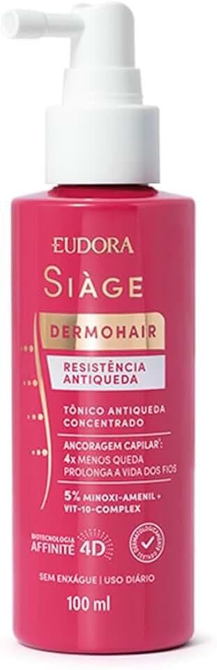 Eudora Tônico Concentrado Siàge Dermo Hair Resistência Antiqueda 100ml