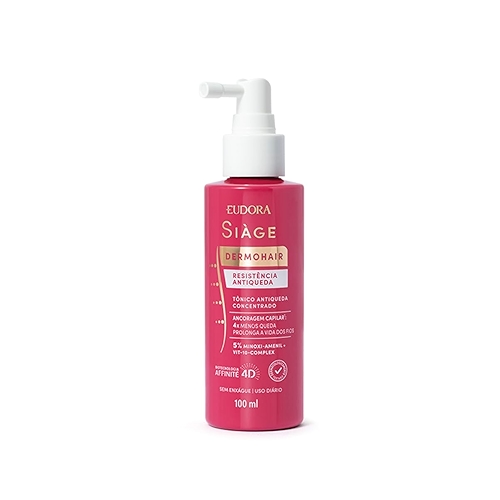 Eudora Tônico Concentrado Siàge Dermo Hair Resistência Antiqueda 100ml