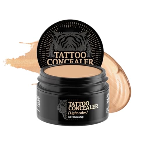 Maquillaje Para Cubrir Tatuajes: Crema, Corrector De Alta Cobertura Y Larga Duración | Fórmula Transpirable Resistente Al Sudor, Cosmético De Cobertura De Marcas De Cuerpo Completo, Corrector De Piel