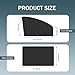 leechio 4 PCS Car Side Window Sun Shade, Sun and Heat Blocking Privacy Protection Window Shade, 24.40