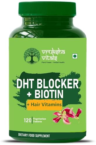 VRUKSHA VITALS DHT Blocker with Biotin 120 Tablets - Image 2